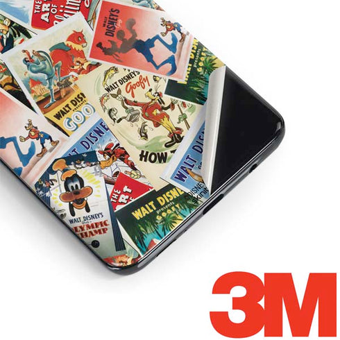 Disney Friends Retro Goofy Stamps Art Galaxy S9 Skin